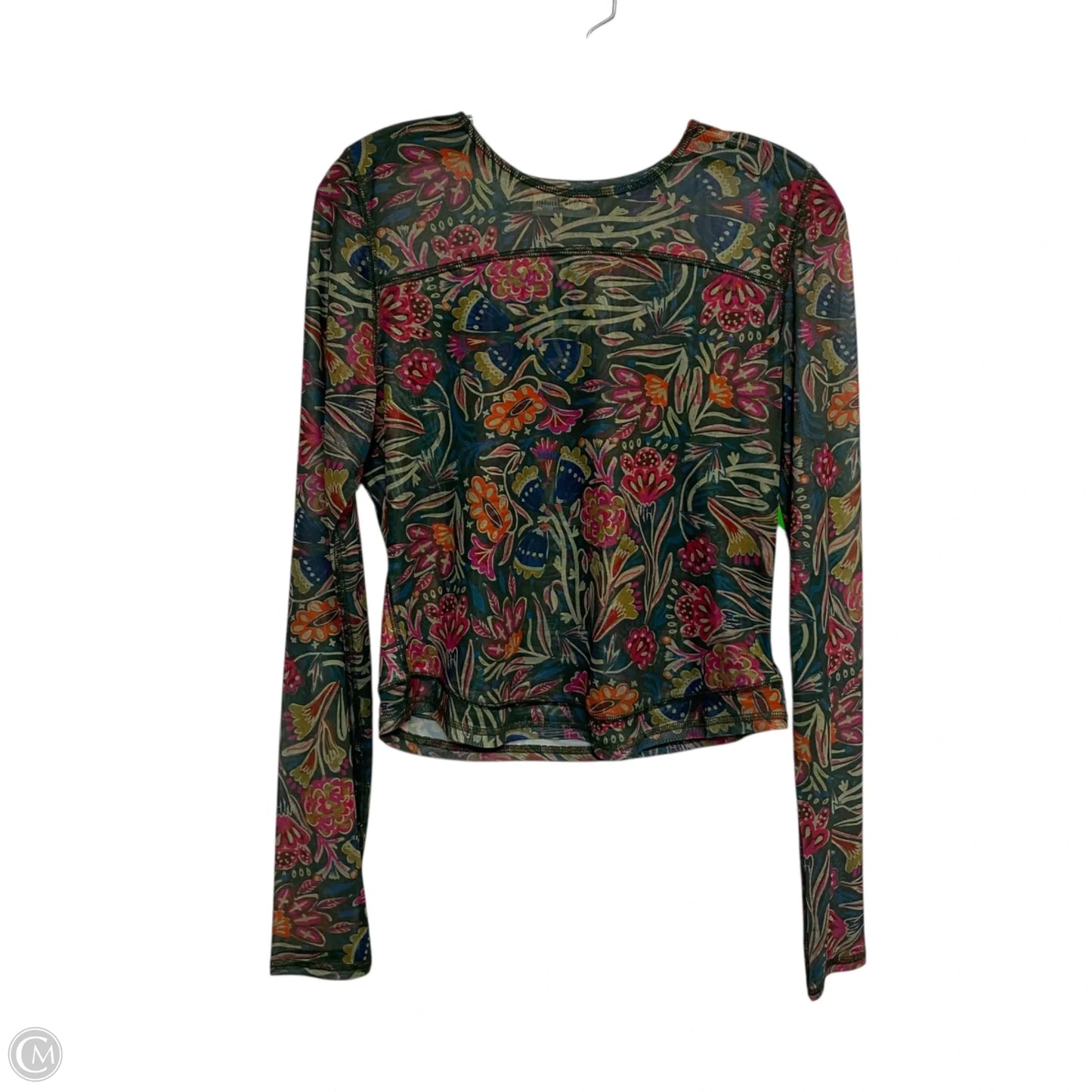 Top Long Sleeve By Natural Life In Green, Size: L