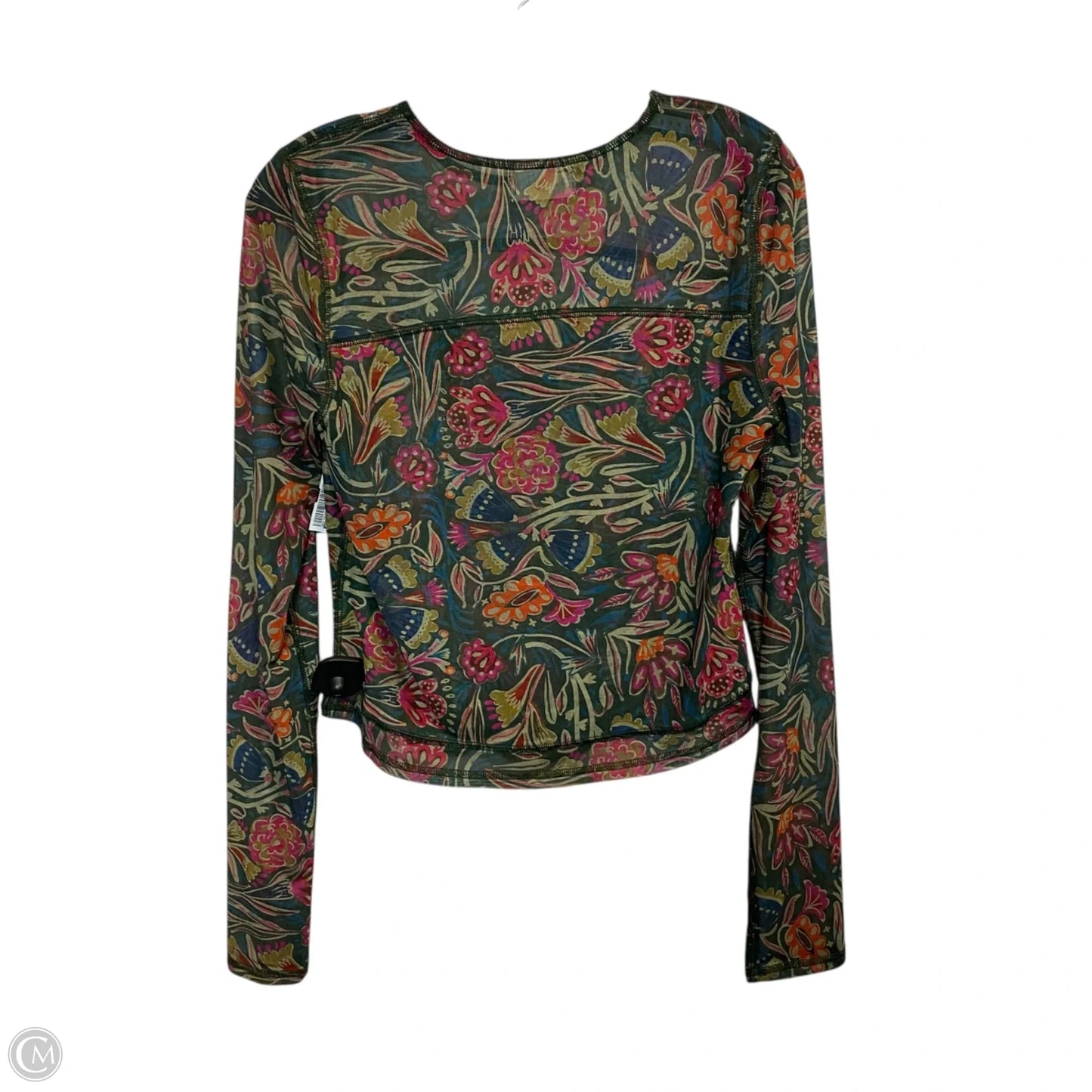 Top Long Sleeve By Natural Life In Green, Size: L