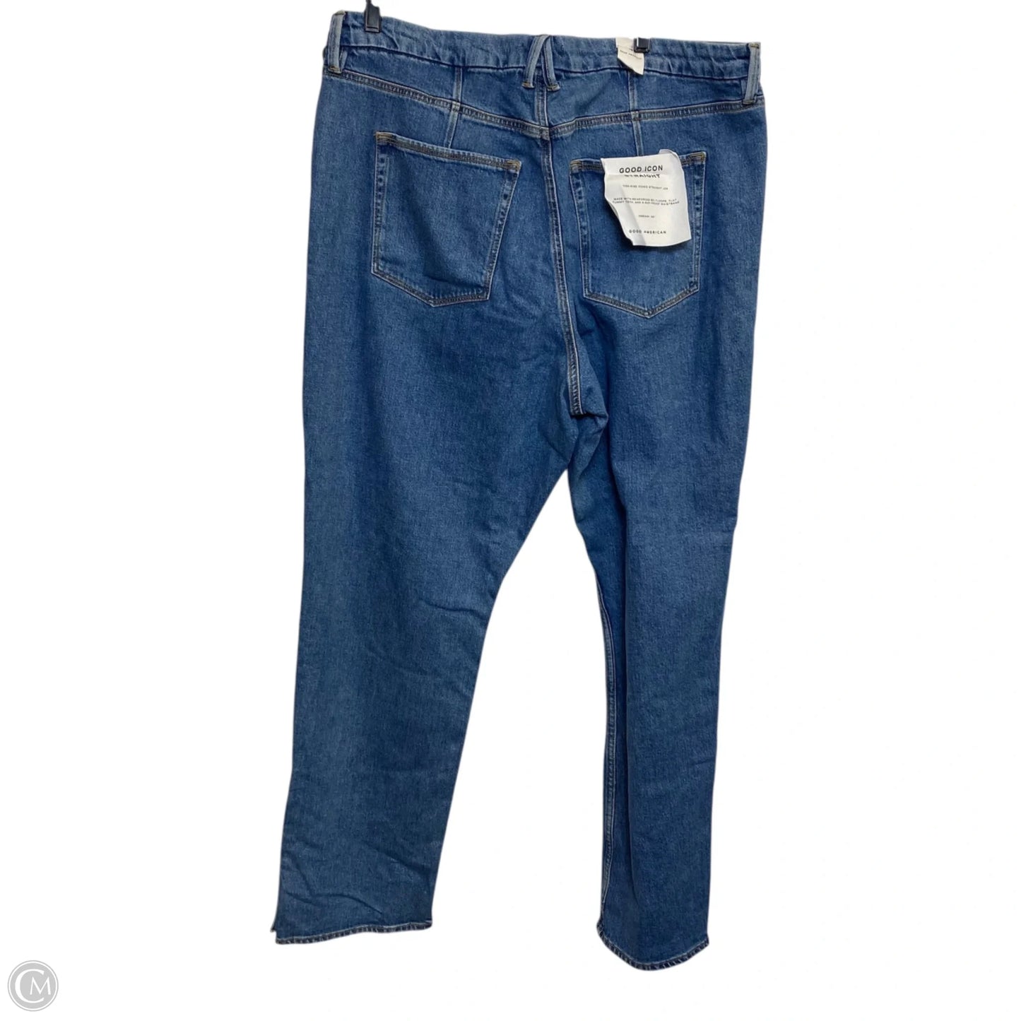 Jeans Designer By Good American In Blue Denim, Size: 18