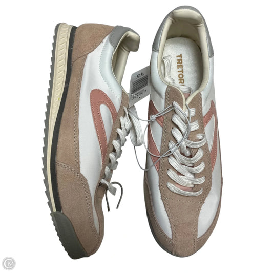 Shoes Athletic By Tretorn In Pink & White, Size: 10