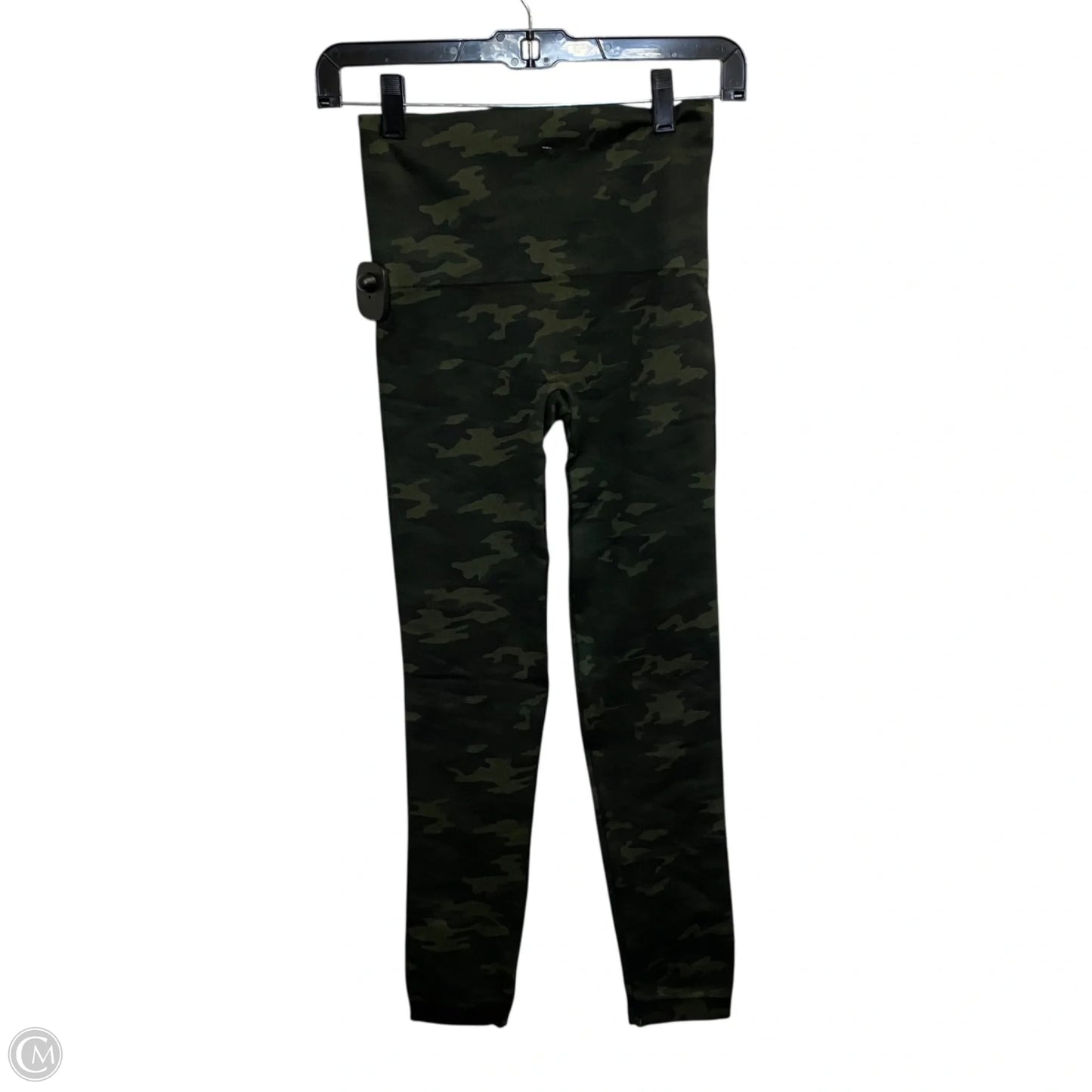 Athletic Leggings By Spanx In Green, Size: M