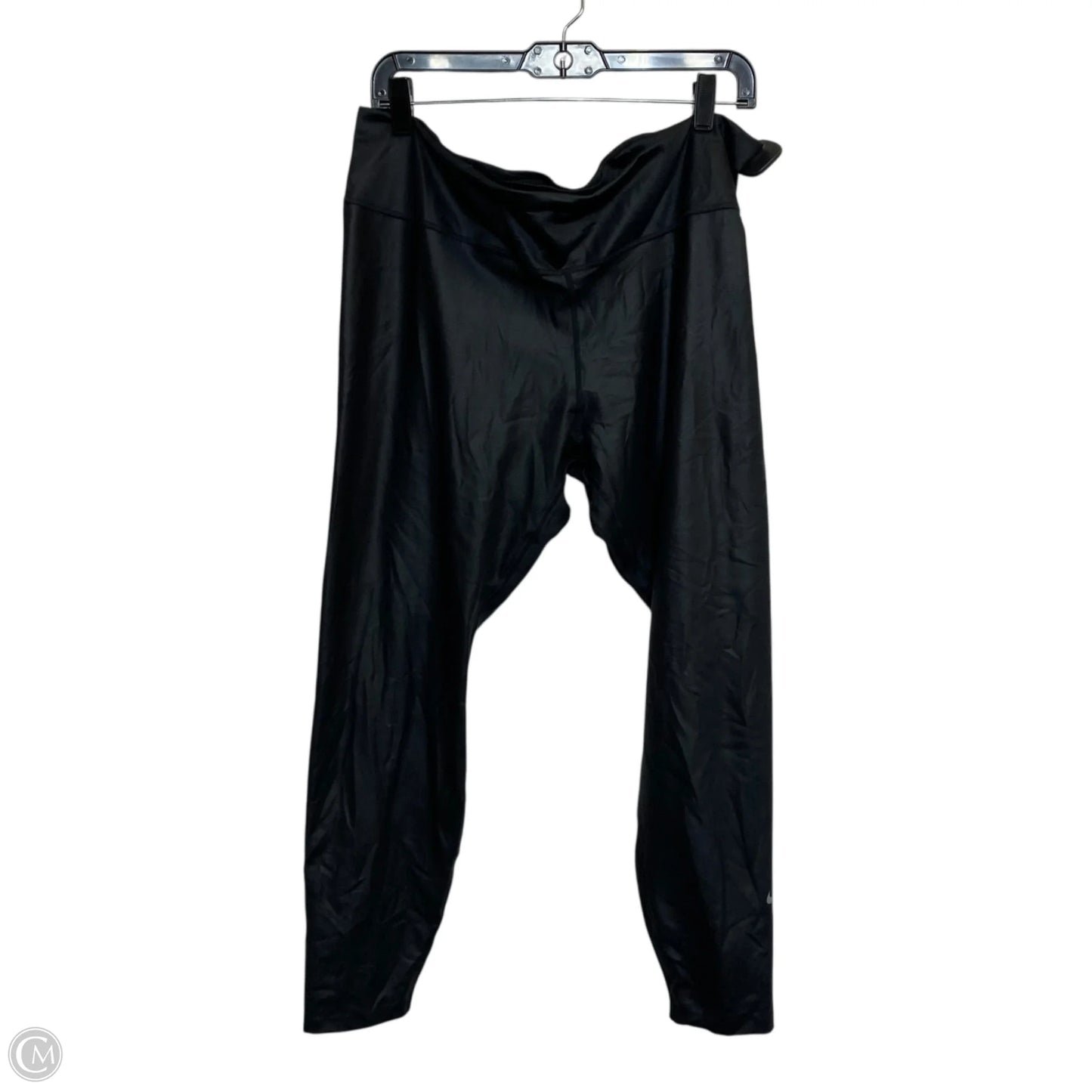 Athletic Leggings By Nike Apparel In Black, Size: Xxl