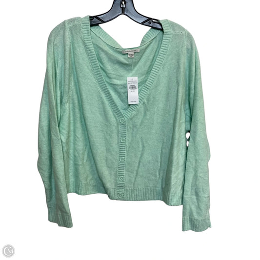 Cardigan By American Eagle In Green, Size: Xxl