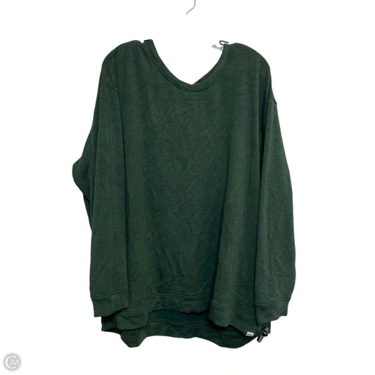 Sweatshirt Crewneck By Orvis In Green, Size: 2x
