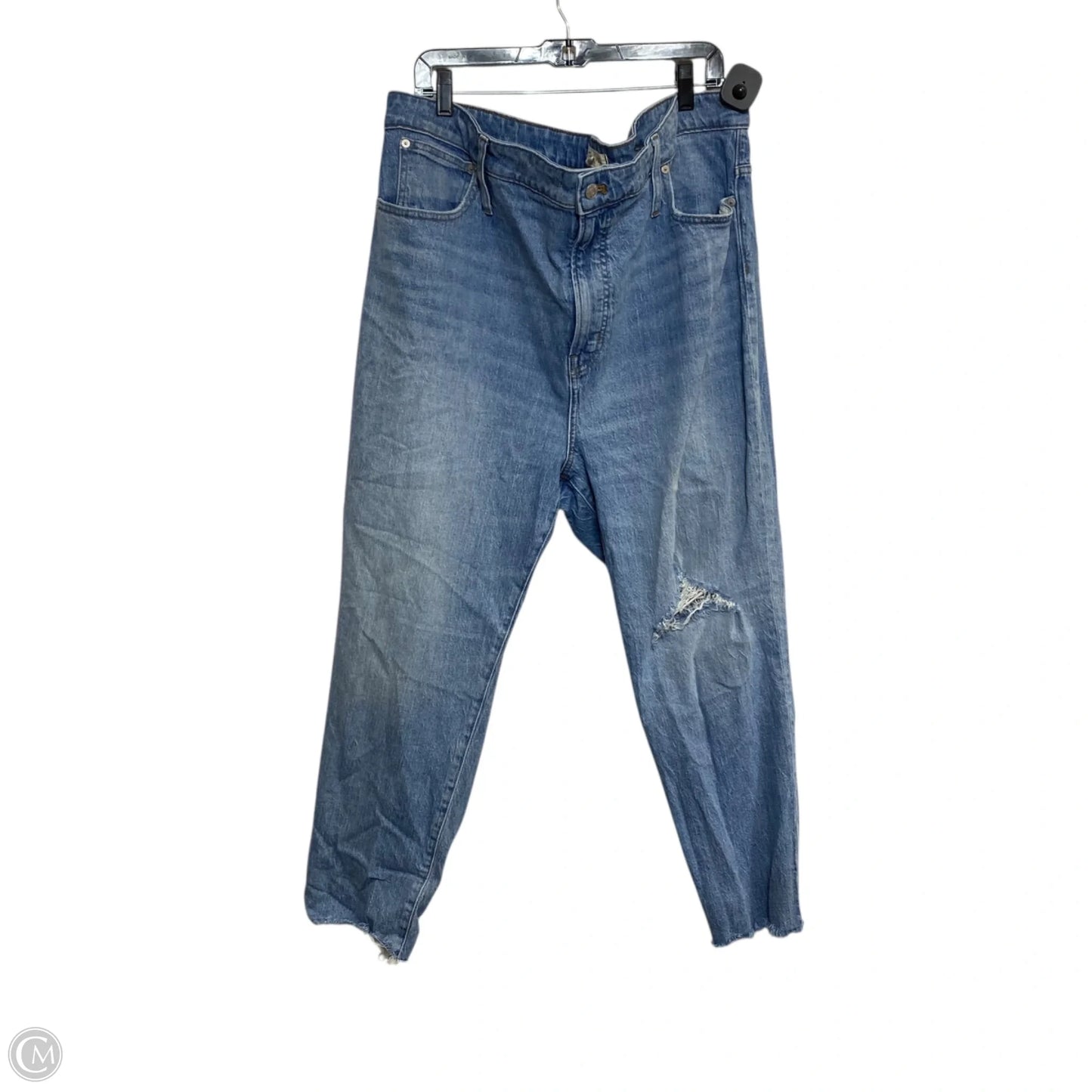 Jeans Straight By Madewell In Blue Denim, Size: 20