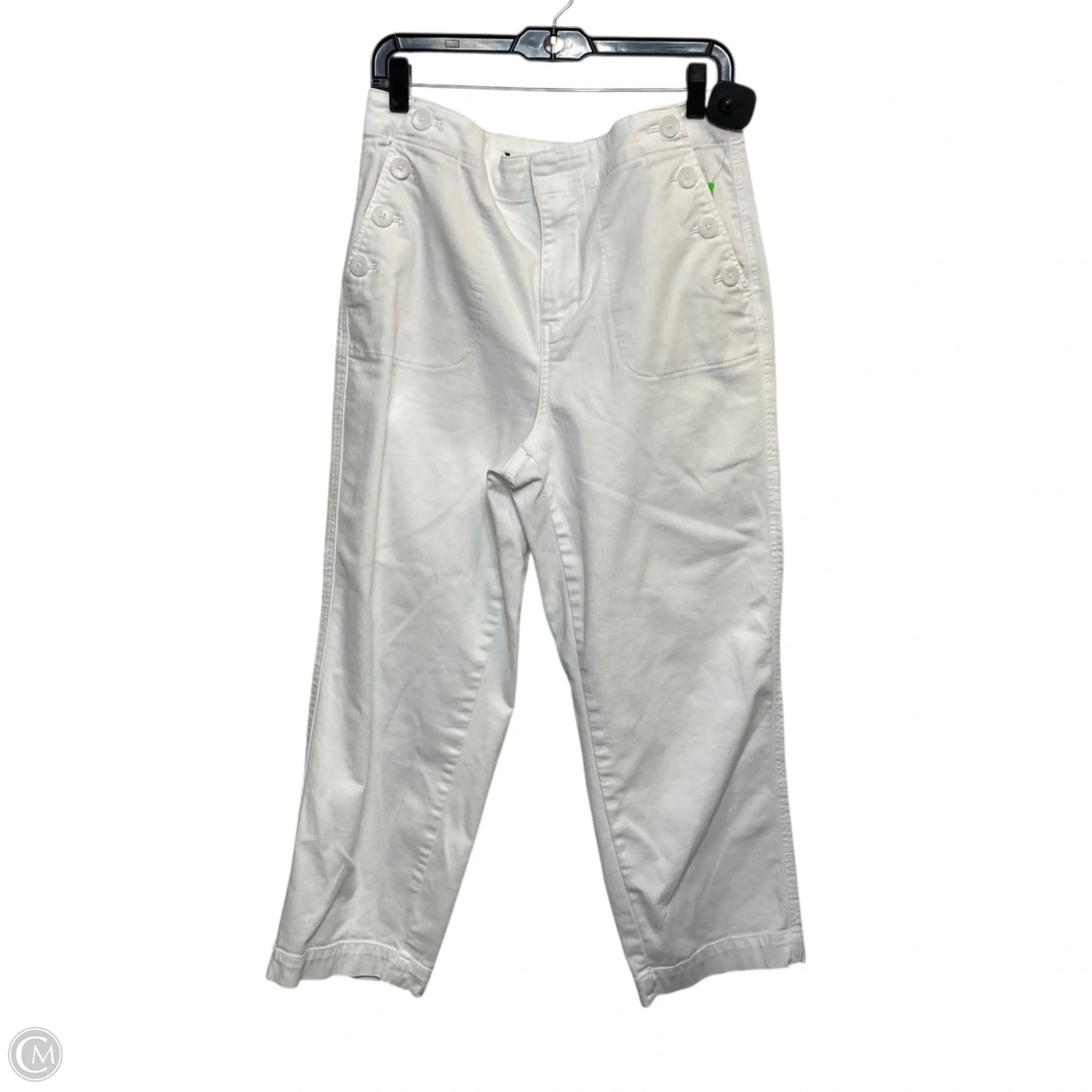 Pants Cropped By Talbots In White, Size: 12