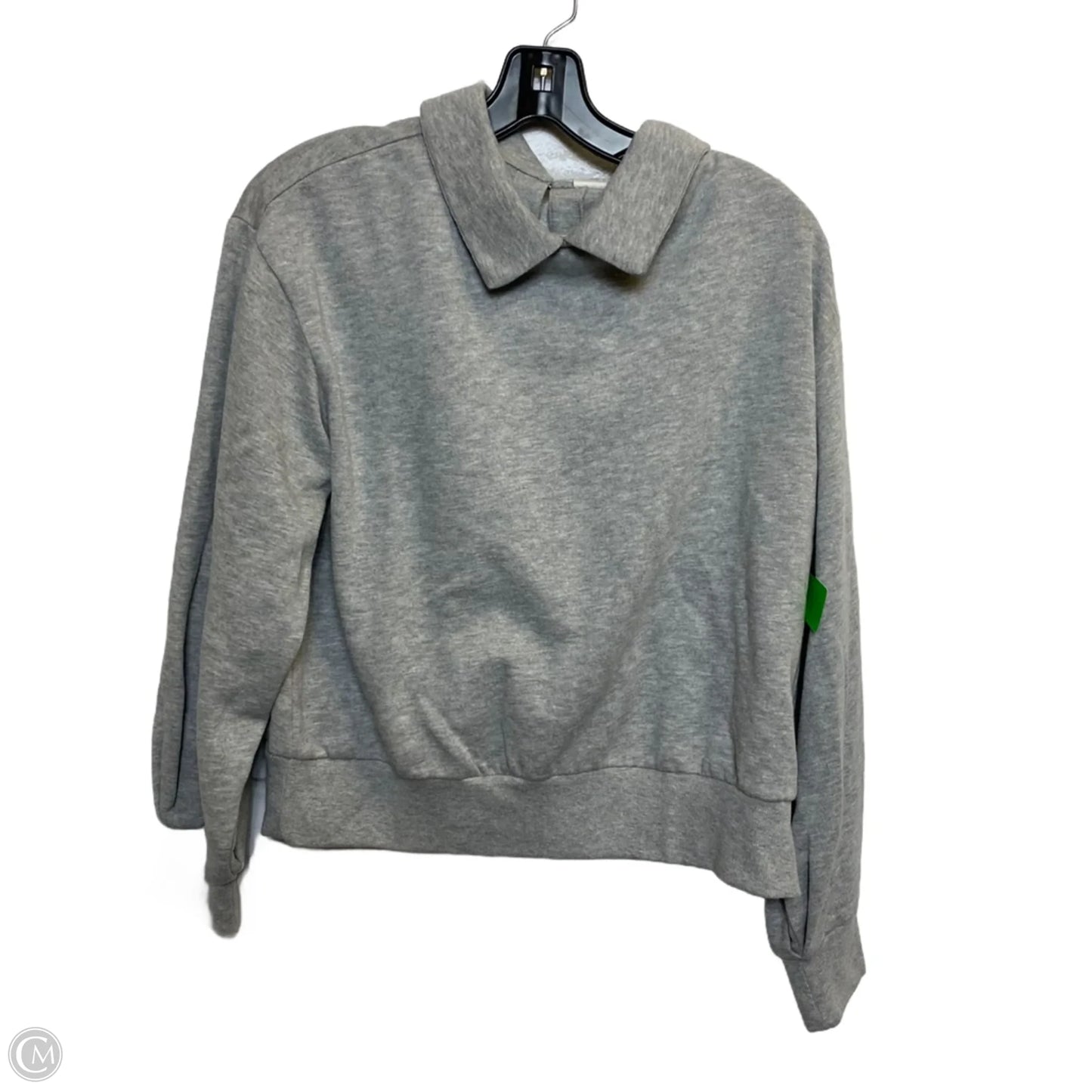 Top Long Sleeve By Melrose And Market In Grey, Size: L