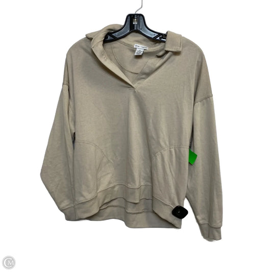Top Long Sleeve By Better Together In Tan, Size: Xs