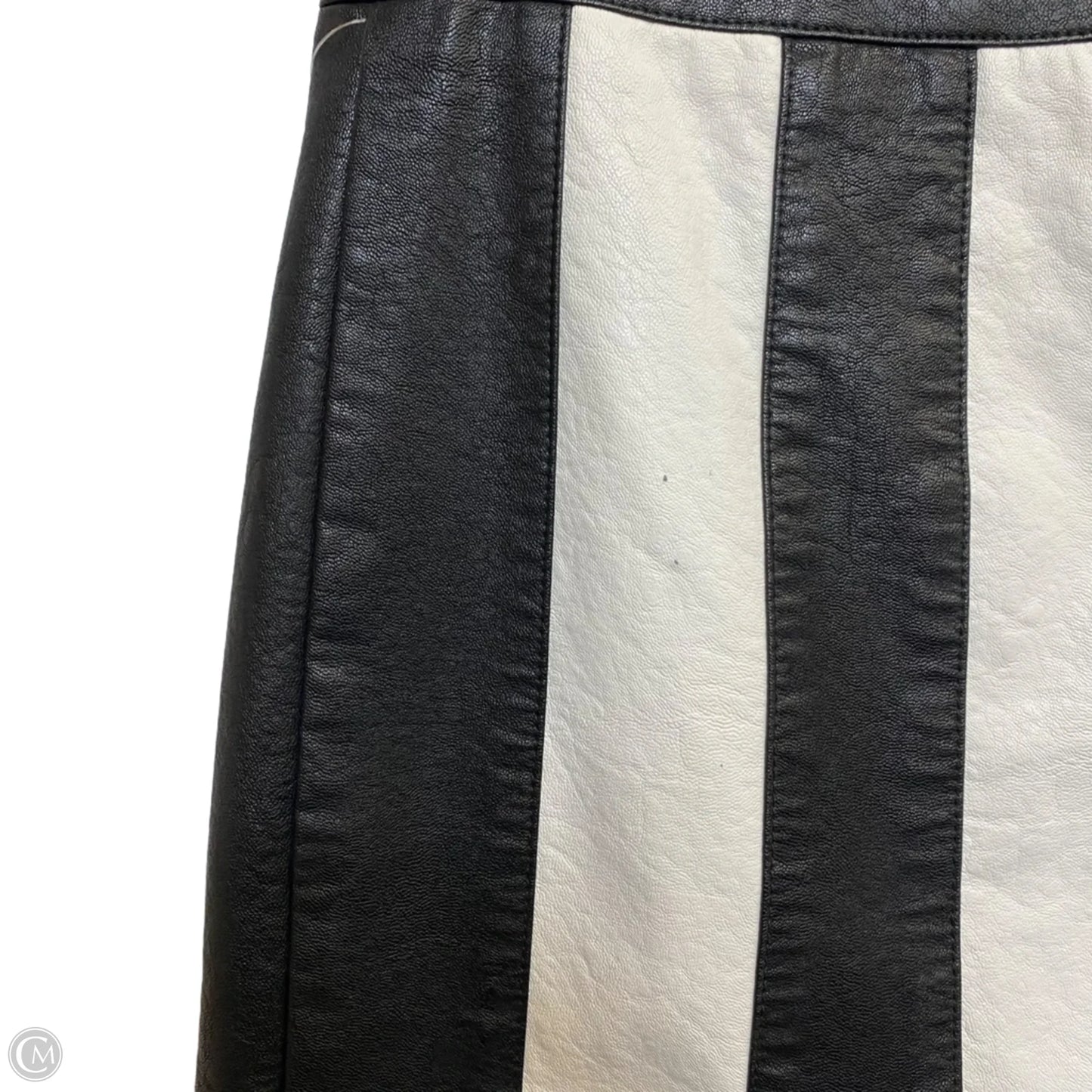 Skirt Mini & Short By Nasty Gal In Black & White, Size: S