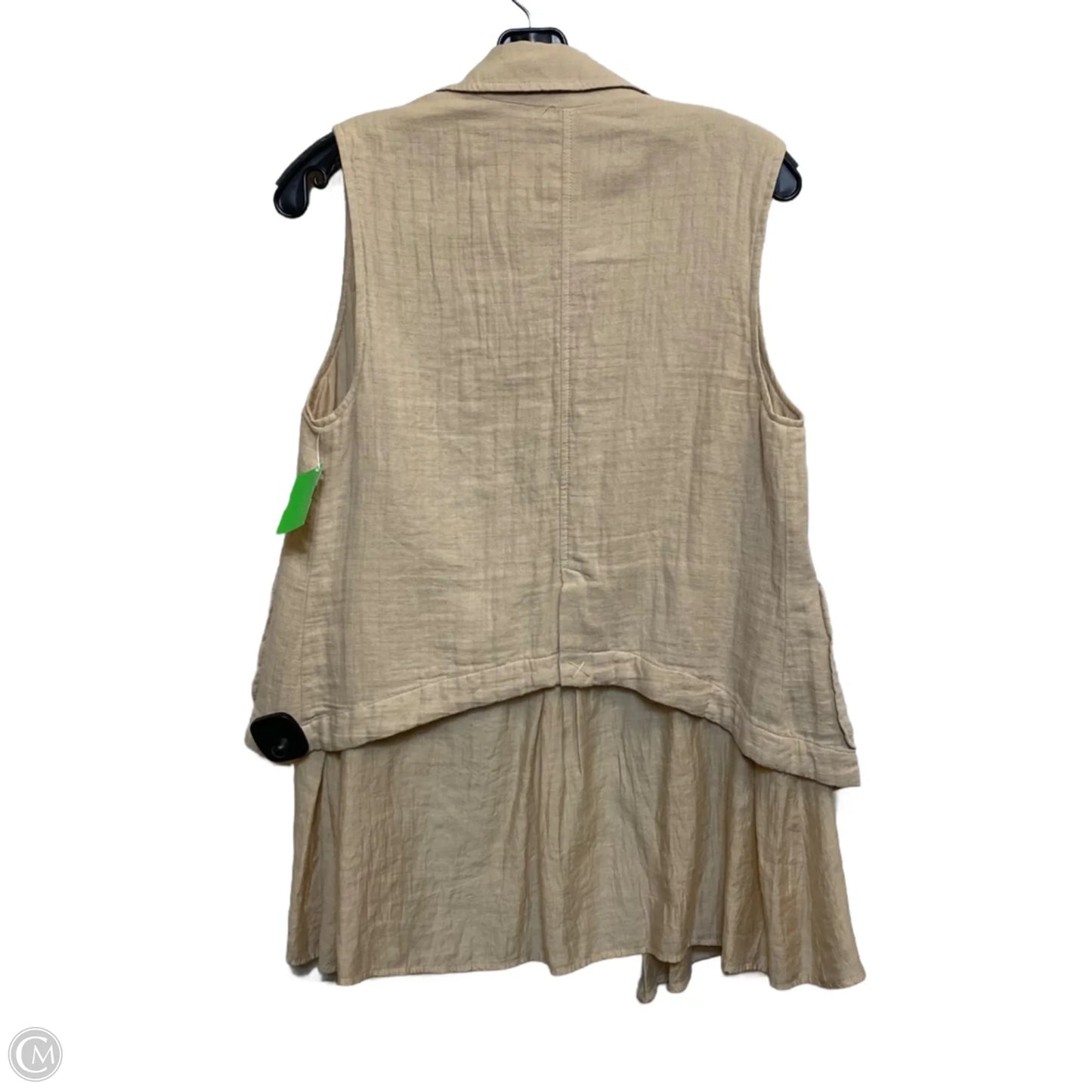 Vest Other By Anthropologie In Cream, Size: M
