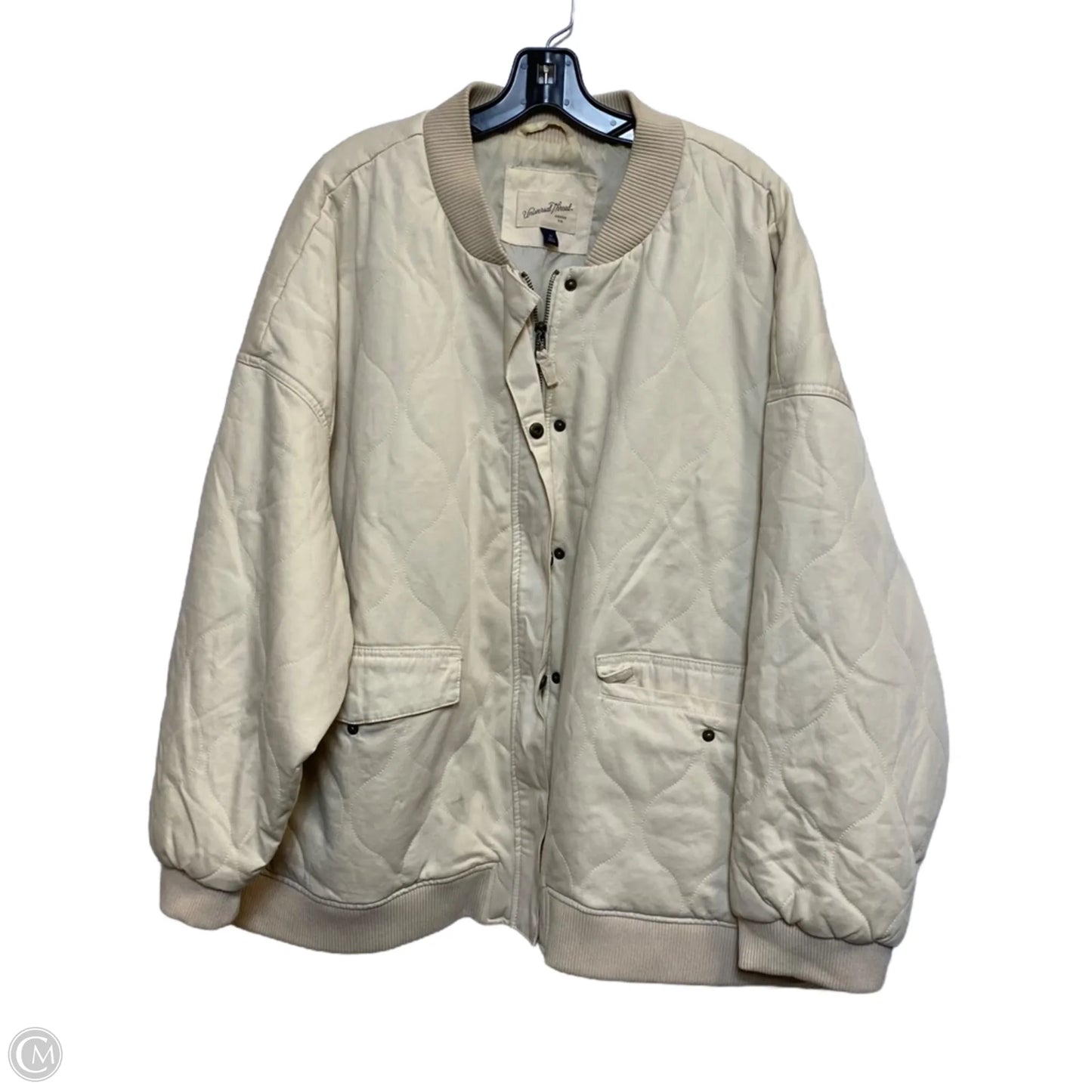 Jacket Puffer & Quilted By Universal Standard In Cream, Size: 4x