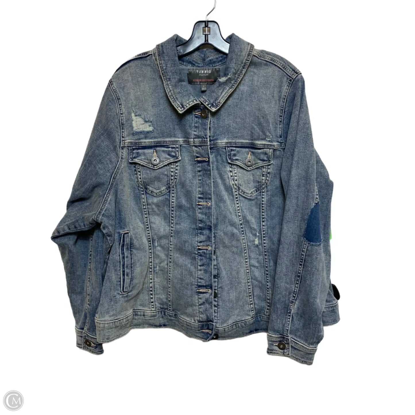 Jacket Denim By Torrid In Blue Denim, Size: 4x