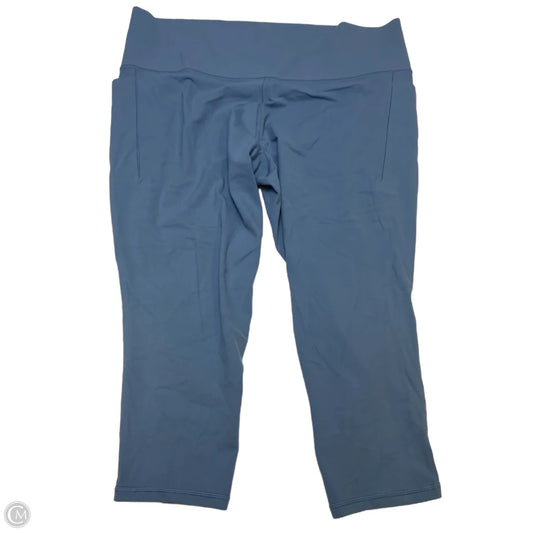 Athletic Leggings By Athleta In Blue, Size: 3x