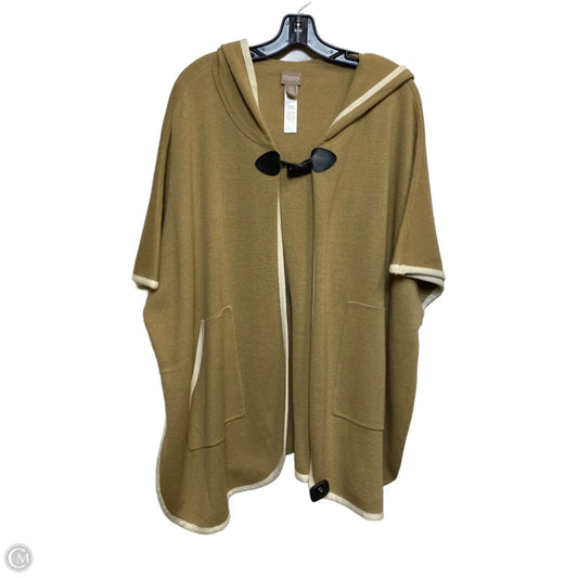 Poncho By Chicos In Tan, Size: Osfm
