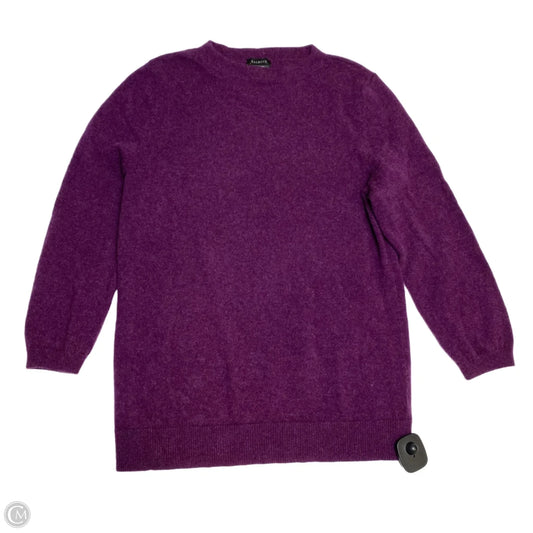 Sweater Cashmere By Talbots In Purple, Size: L