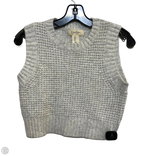 Sweater Short Sleeve By Jessica Simpson In Grey, Size: S