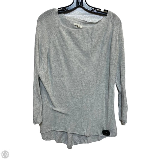 Top Long Sleeve By Lou And Grey In Grey, Size: S