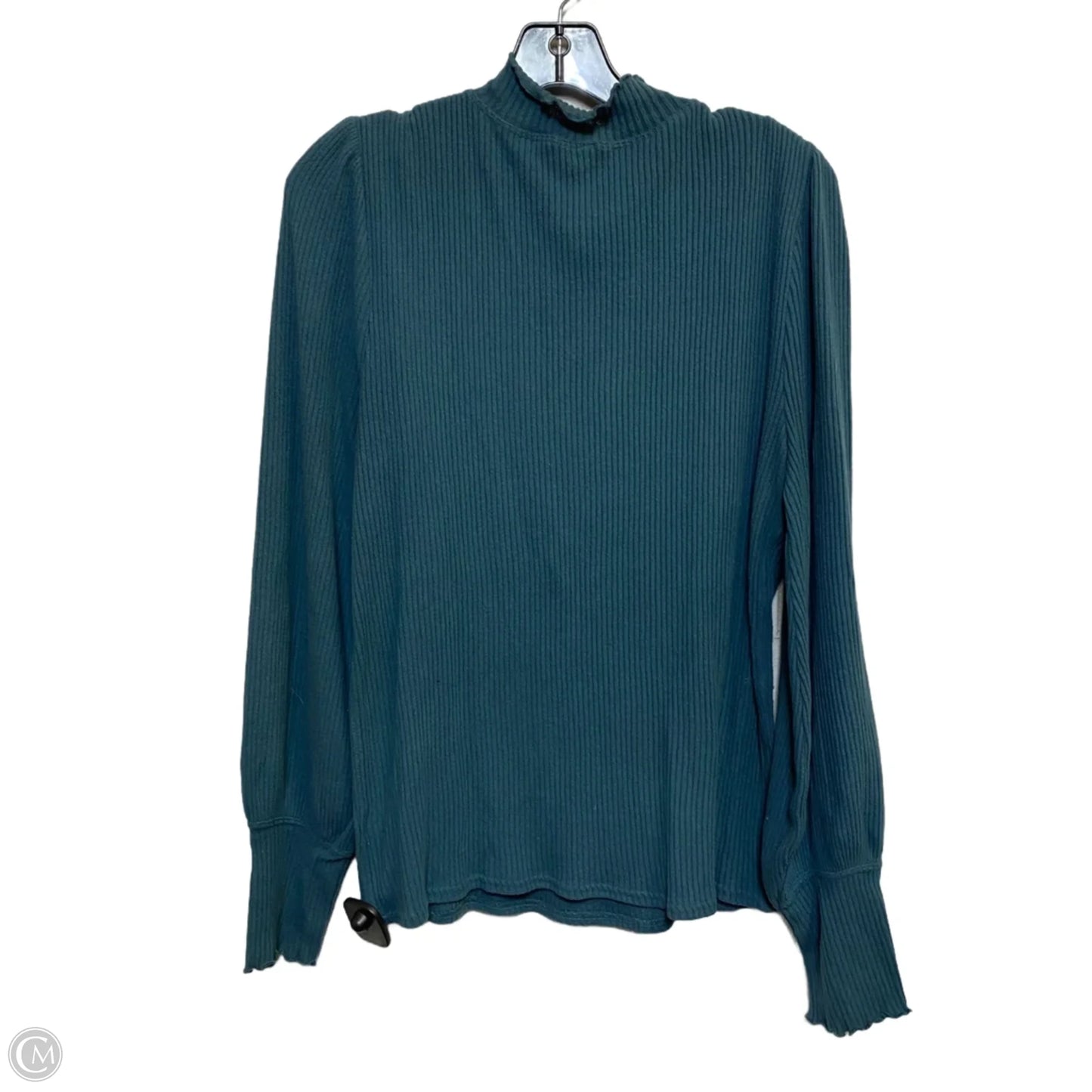 Top Long Sleeve By Free People In Green, Size: L