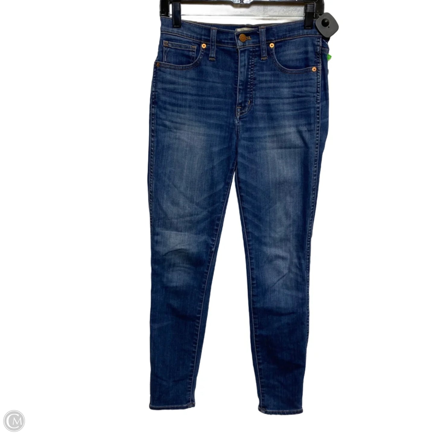 Jeans Skinny By Madewell In Blue Denim, Size: 4