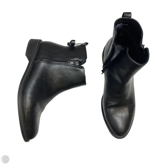 Boots Ankle Flats By Universal Thread In Black, Size: 8