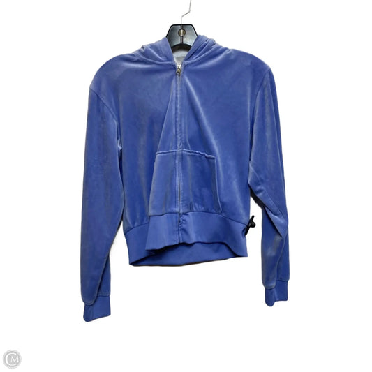 Sweatshirt Hoodie By H&m In Blue, Size: L