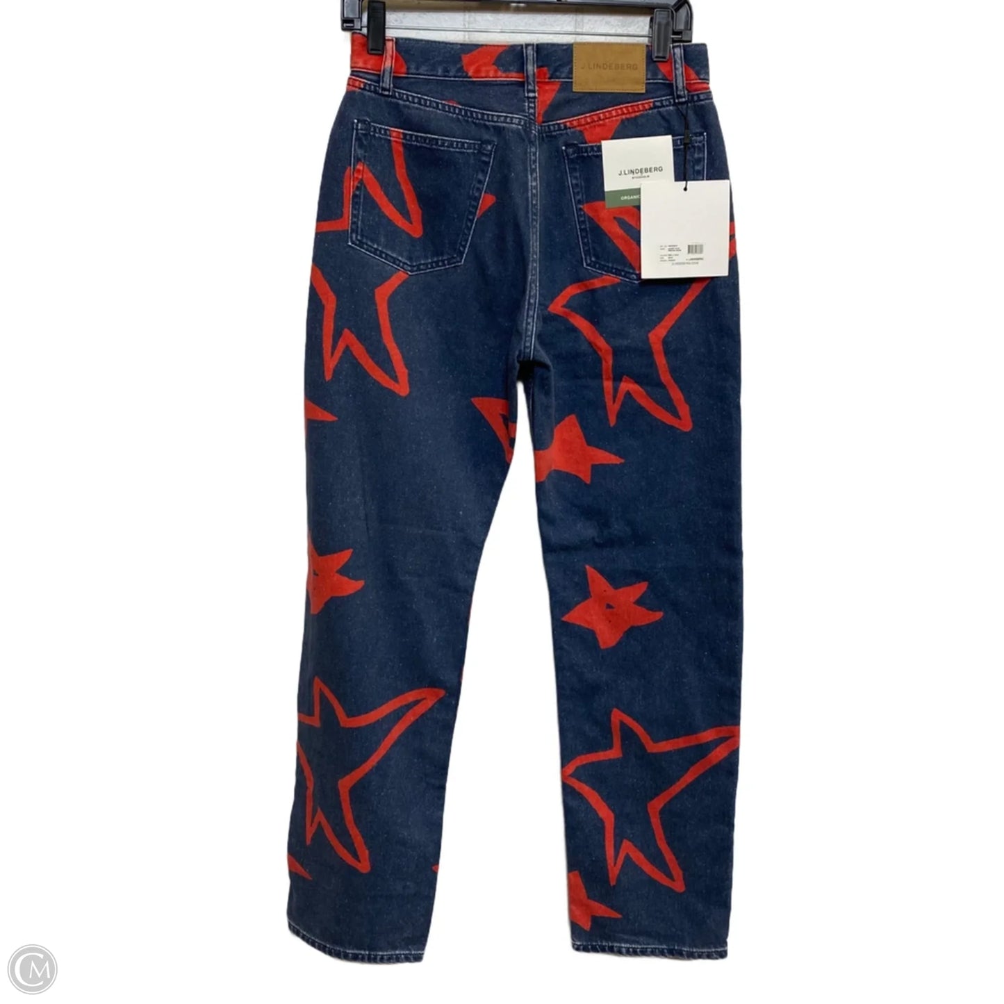 Jeans Straight By J.Lindeberg In Blue Denim, Size: 6