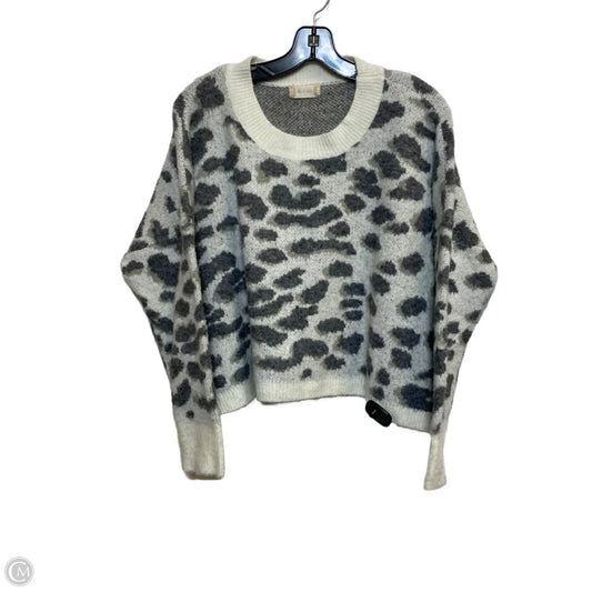 Sweater By Altard State In Grey & White, Size: M