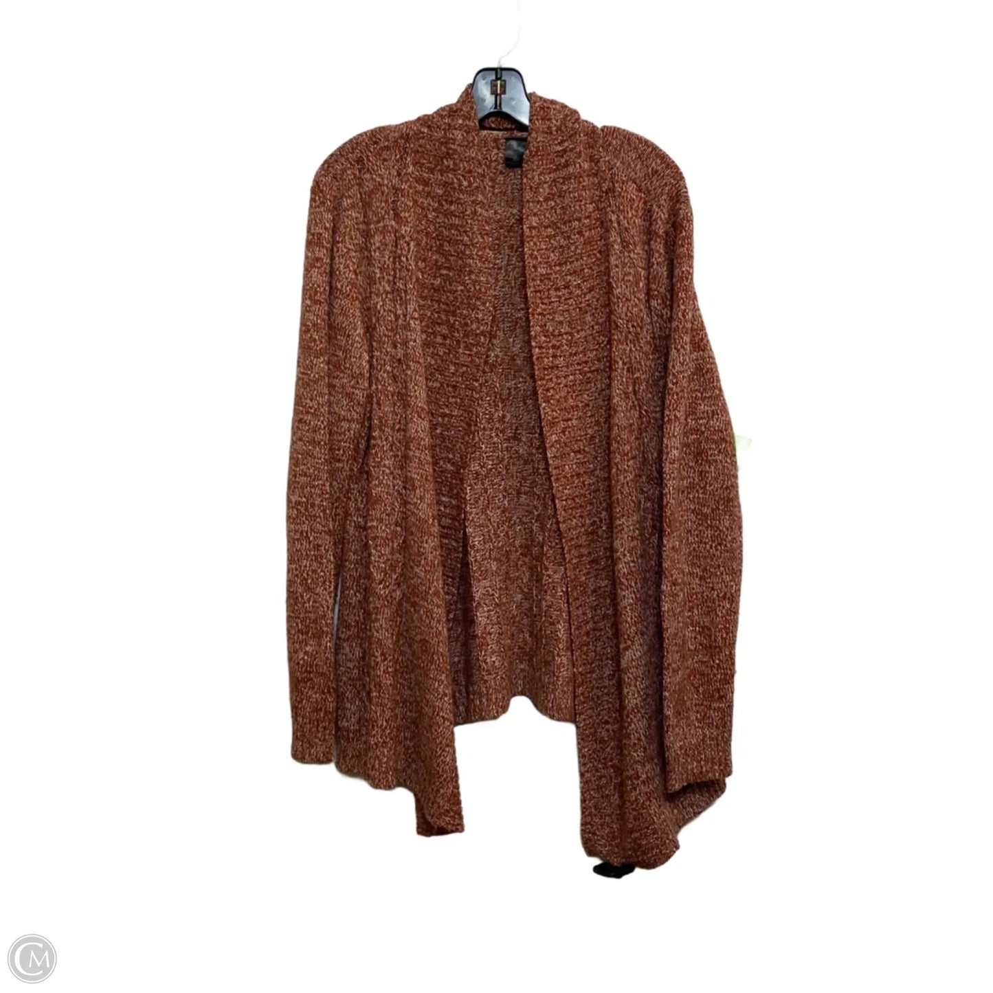 Cardigan By Madison Lilly In Brown & Cream, Size: L