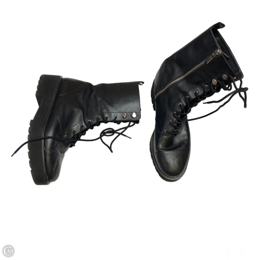 Boots Ankle Flats By Michael By Michael Kors In Black, Size: 10