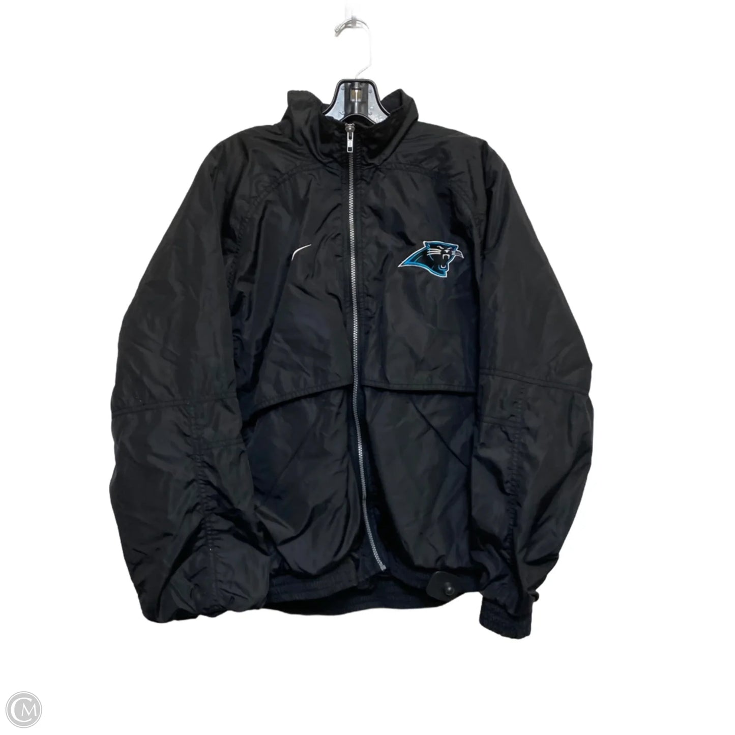 Athletic Jacket By Nike Apparel In Black, Size: L