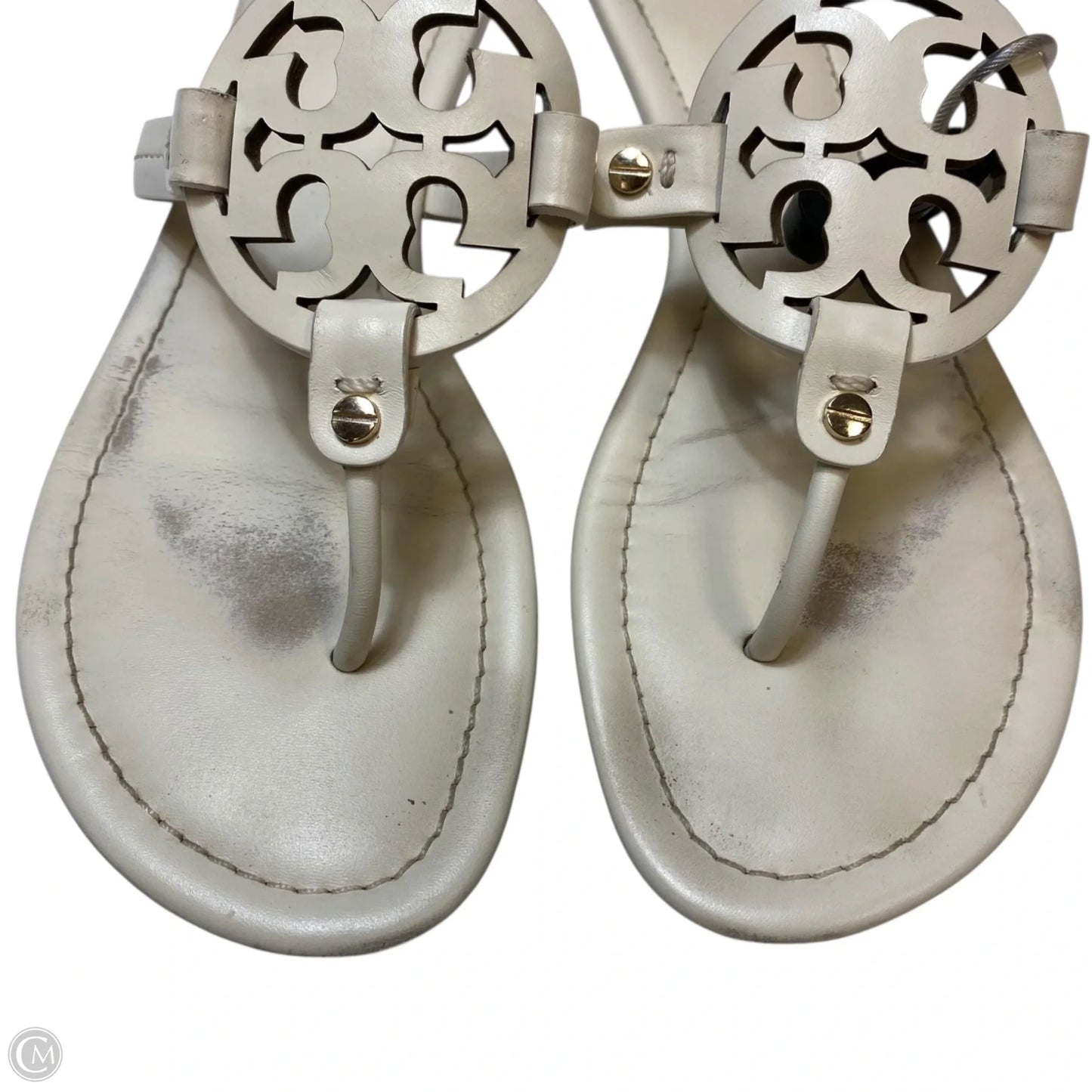 Sandals Designer By Tory Burch In White, Size: 10.5