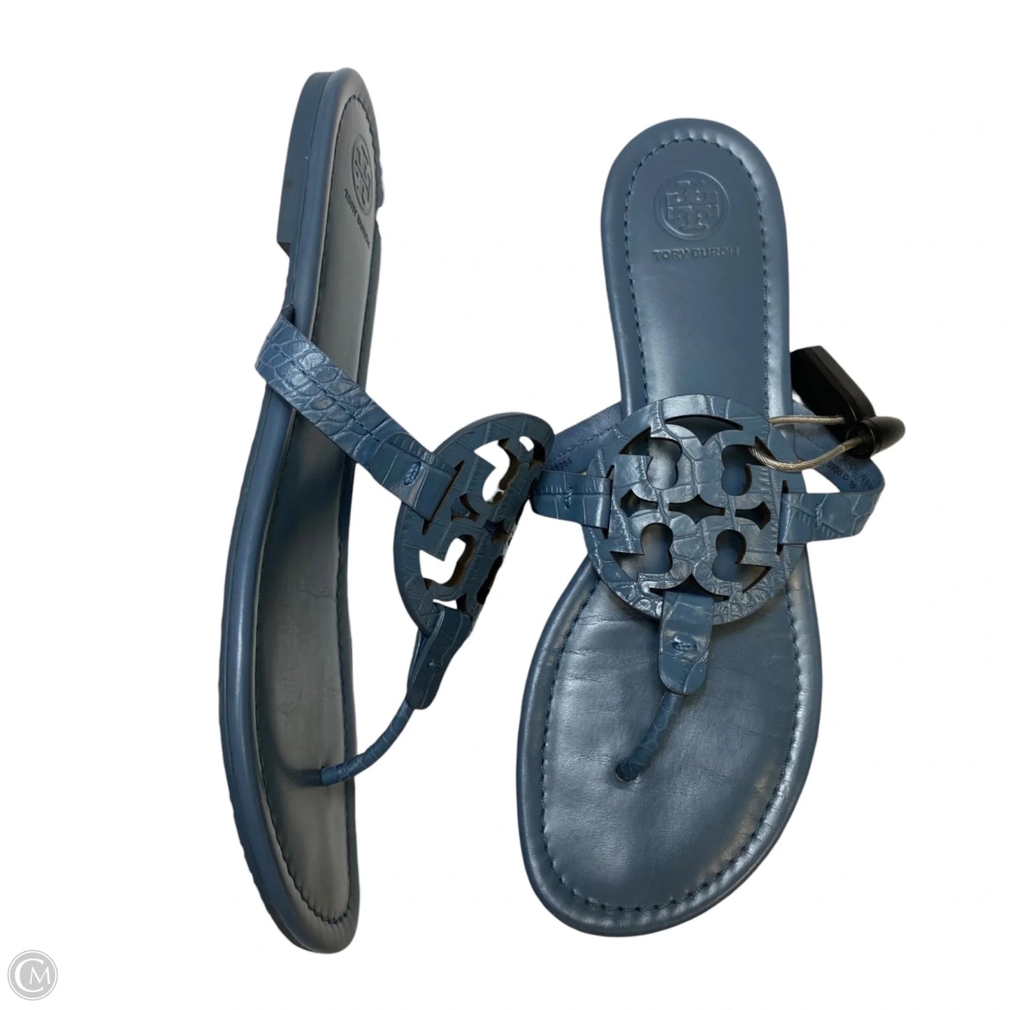 Sandals Designer By Tory Burch In Blue, Size: 10.5