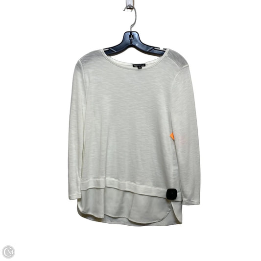 Top Long Sleeve By J. Crew In White, Size: S