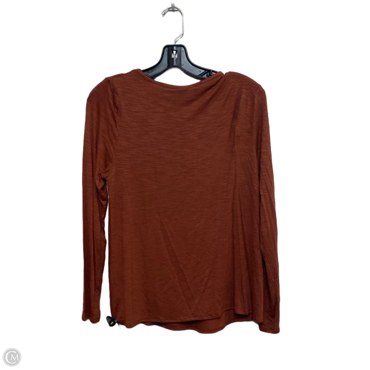Top Long Sleeve Basic By Old Navy In Brown, Size: Xs