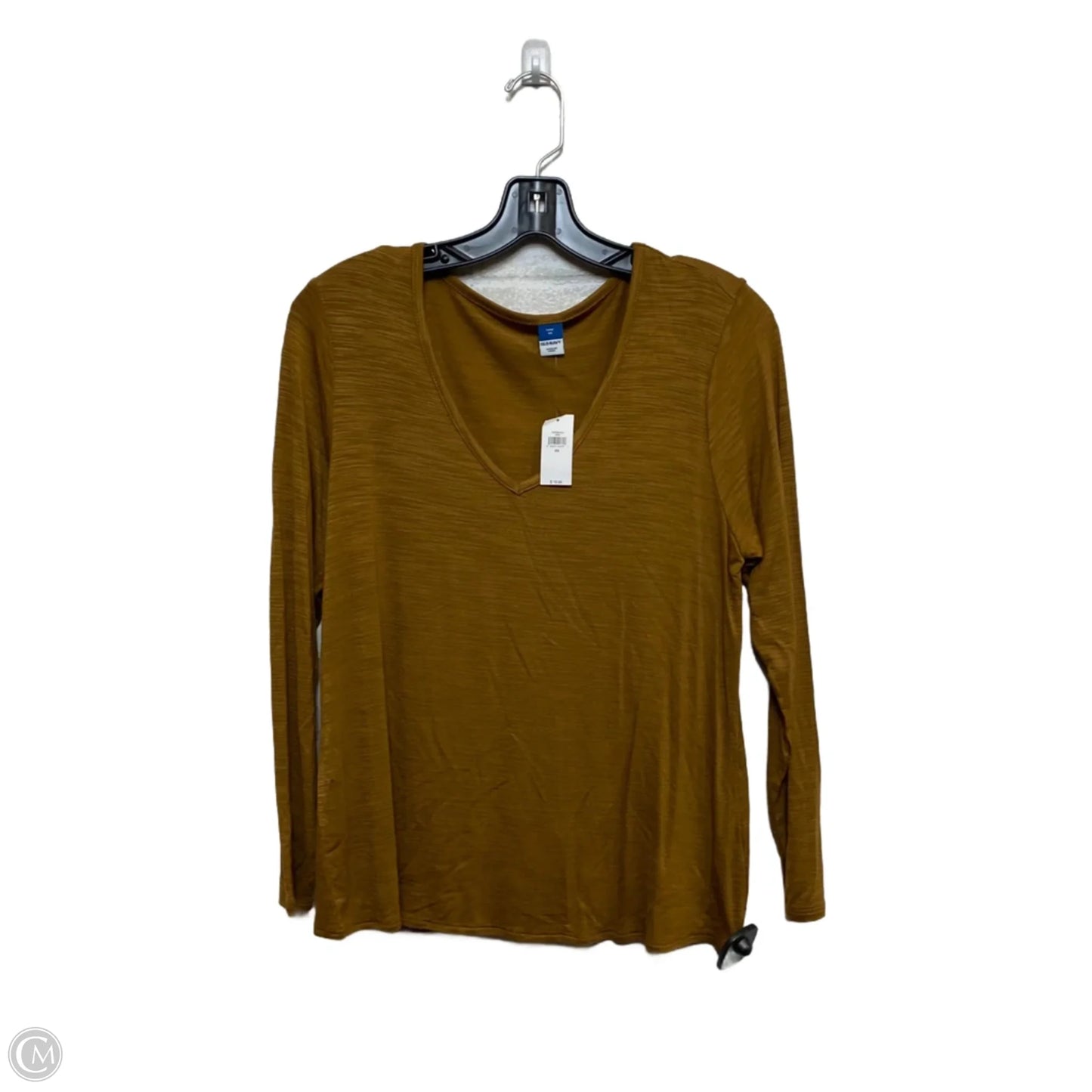 Top Long Sleeve Basic By Old Navy In Brown, Size: Xs