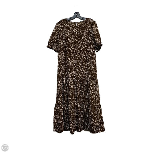 Dress Casual Maxi By Prettygarden In Brown, Size: Xl