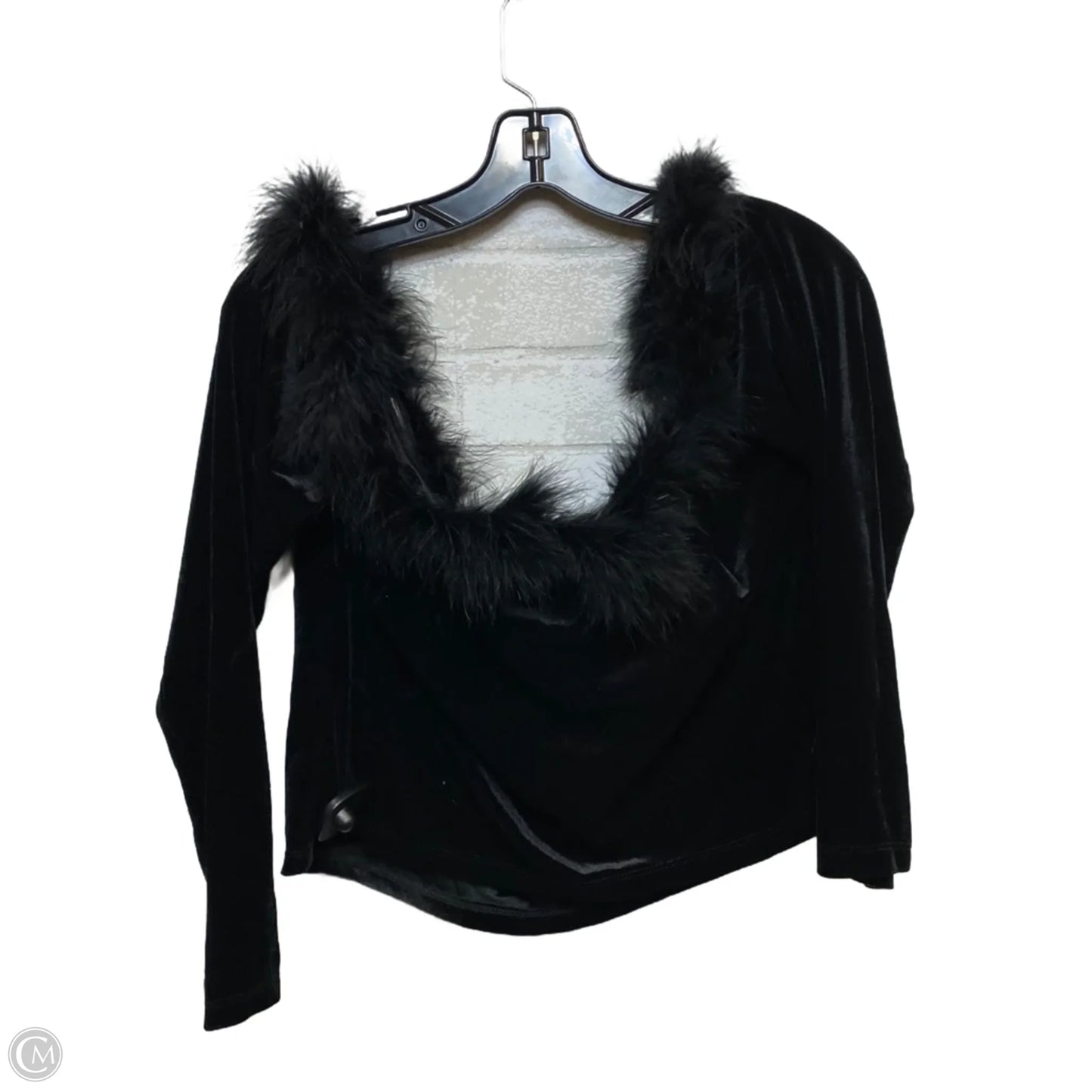 Top Long Sleeve By Forever 21 In Black, Size: 2x