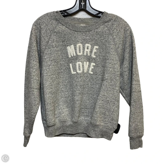 Sweatshirt Crewneck By Old Navy In Grey, Size: Xs