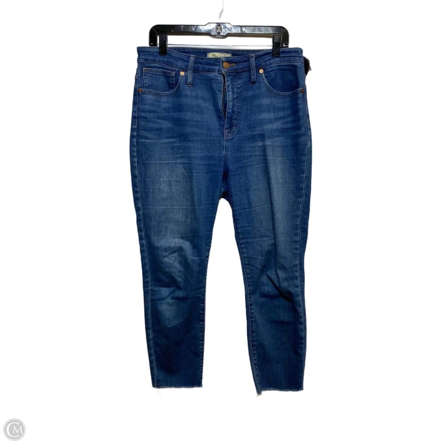 Jeans Straight By Madewell In Blue Denim, Size: 2l