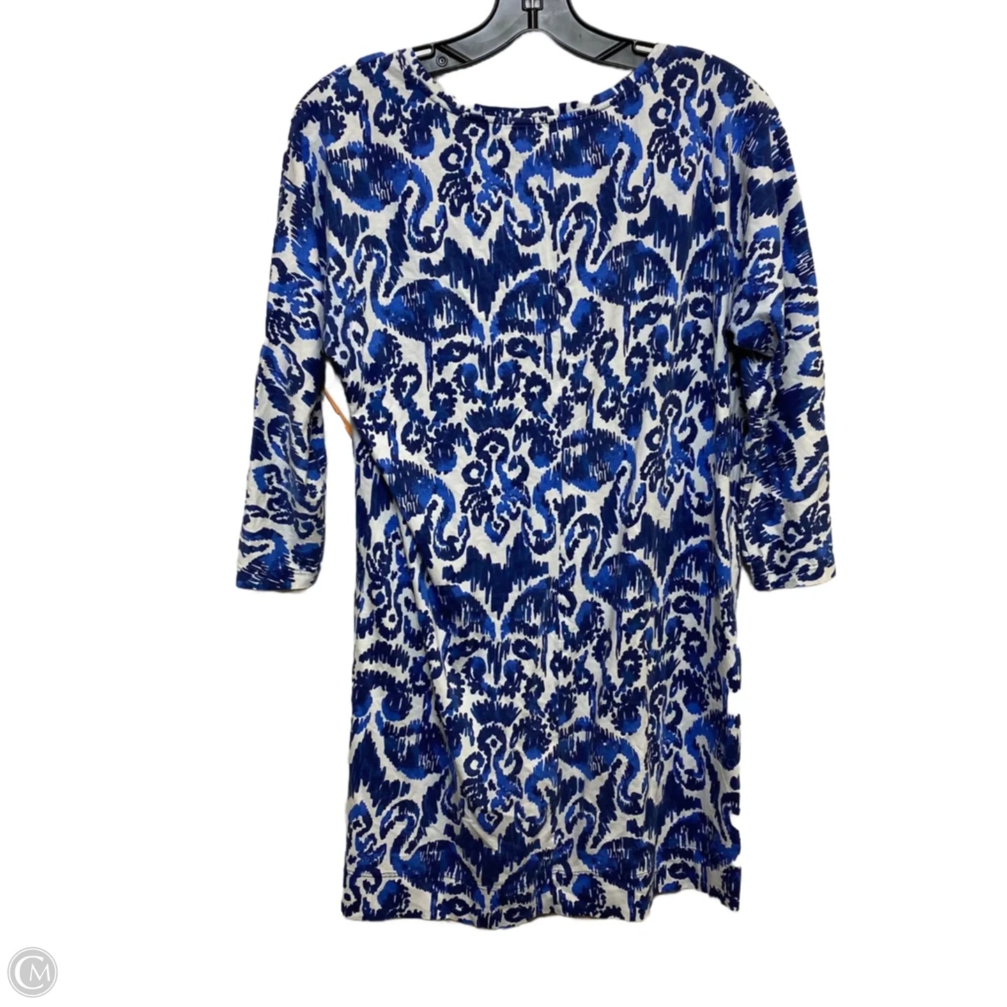 Dress Designer By Lilly Pulitzer In Blue & White, Size: S