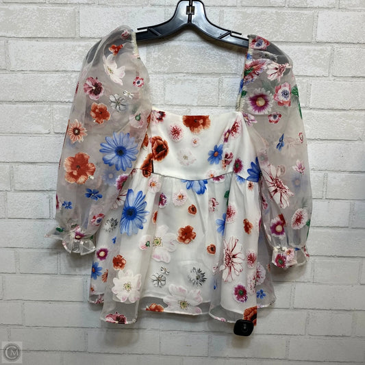 Top Short Sleeve By Storia In Multi-colored, Size: S