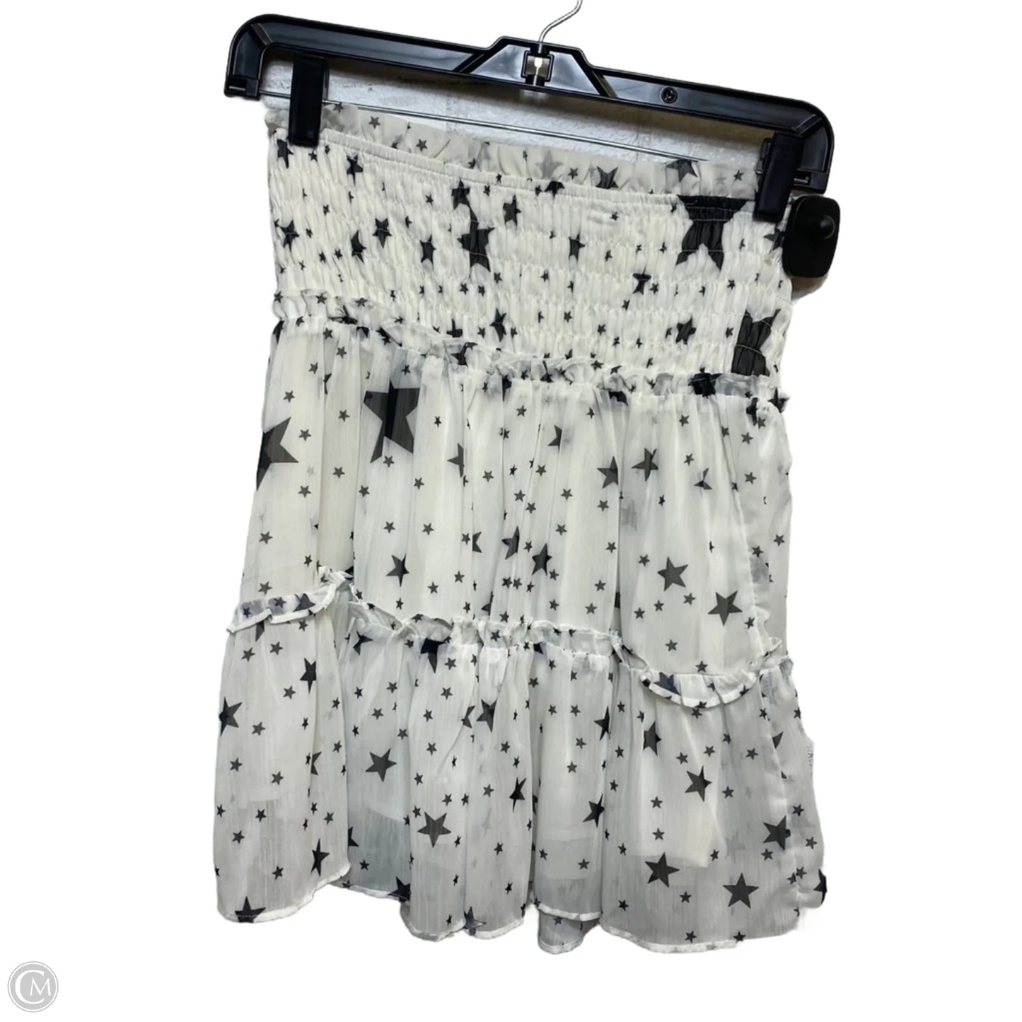 Top Sleeveless By Storia In Black & White, Size: M