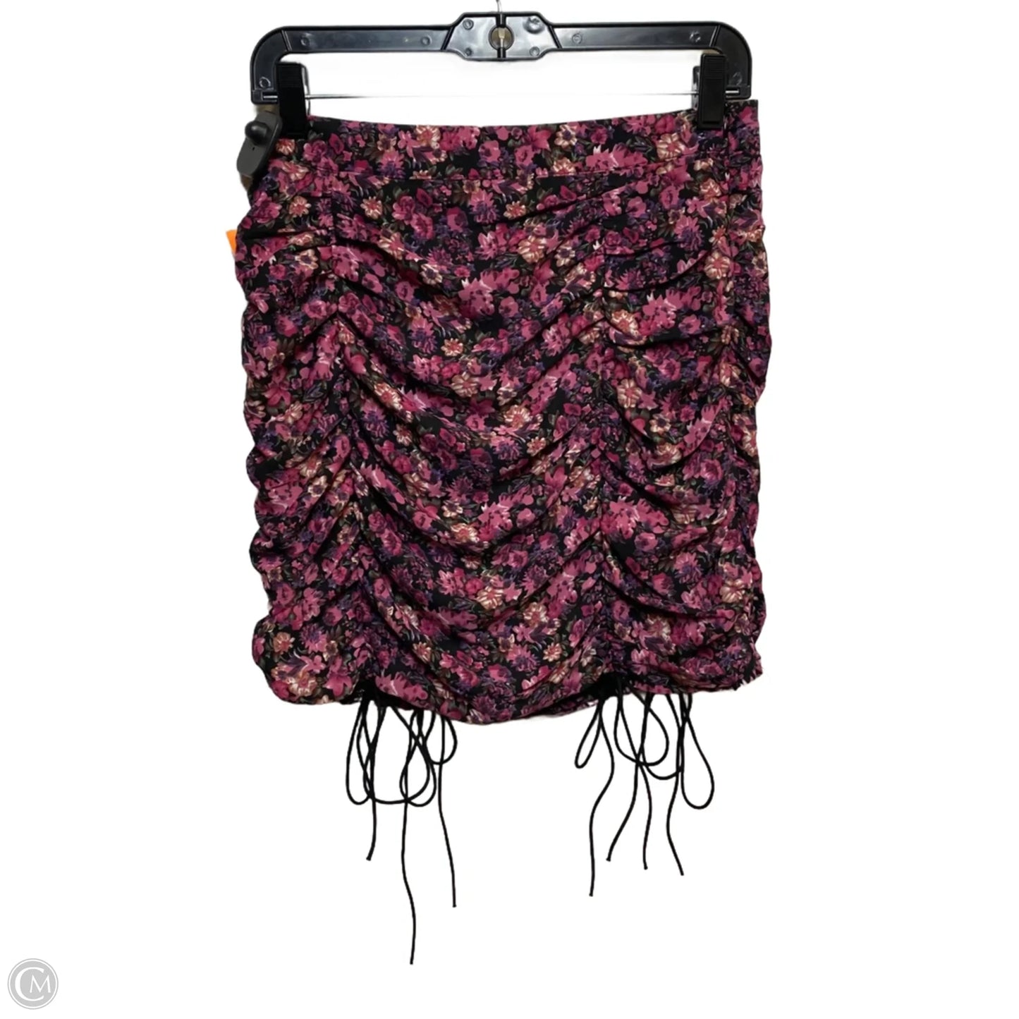 Skirt Mini & Short By Pretty Little Thing In Black & Pink, Size: L