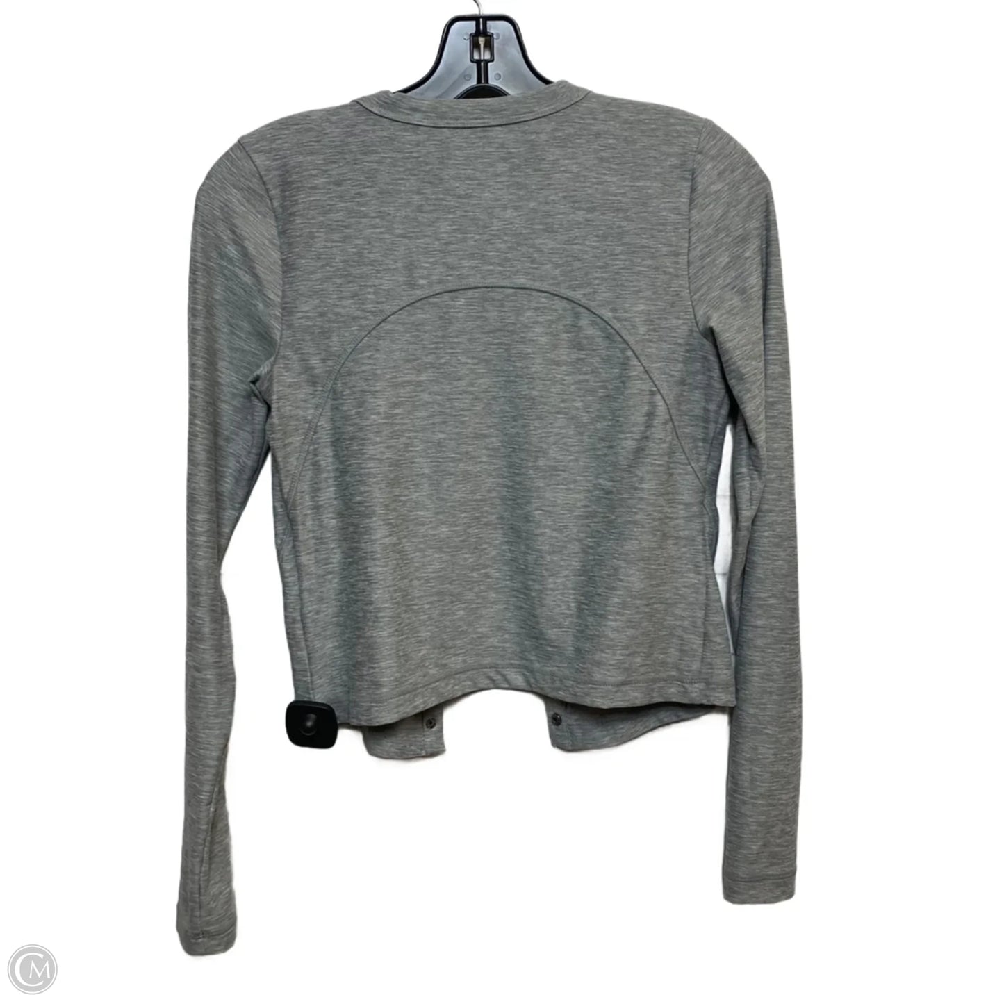 Athletic Top Long Sleeve Crewneck By Flx In Grey, Size: Xs