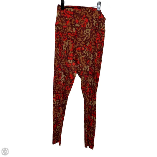 Athletic Leggings By Aerie In Red, Size: S