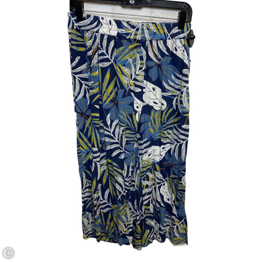 Pants Cropped By Ethyl In Blue & Yellow, Size: 4