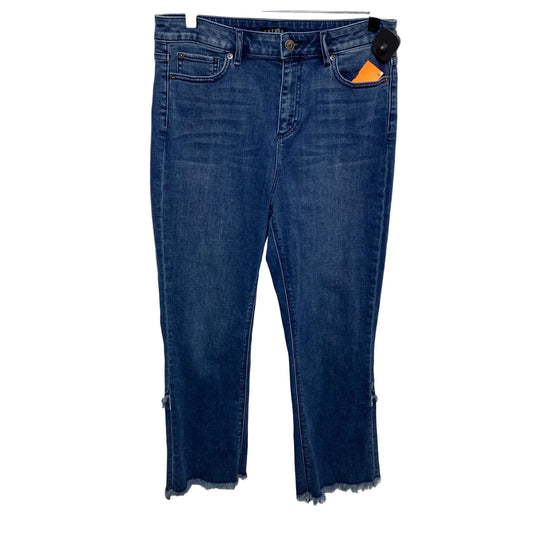 Jeans Straight By 1.state In Blue Denim, Size: 8