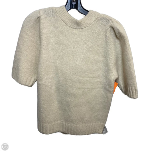 Top Short Sleeve By &merci In Cream, Size: L