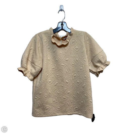 Top Short Sleeve By Thml In Cream, Size: S
