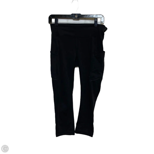 Athletic Leggings Capris Designer By Lululemon In Black, Size: 6